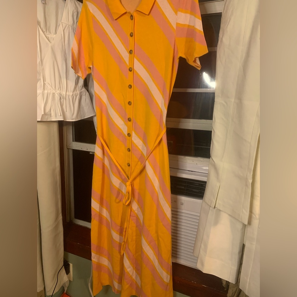 New! Derek Lam 10 Crosby dress. Size large and  XL. Button down dress